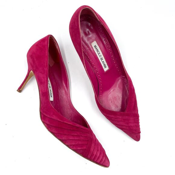 Manolo Blahnik Shoes - Manolo Blahnik Pink Heels